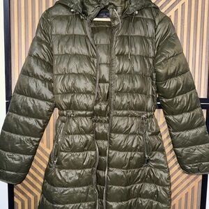 Love Tree Olive Puffer Jacket
